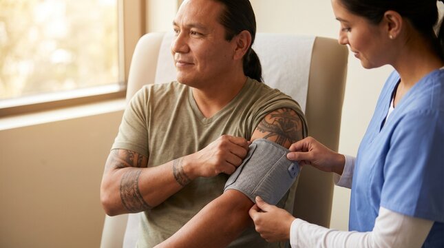 Patient Testing Flexible Wearable Medical Technology Prototype