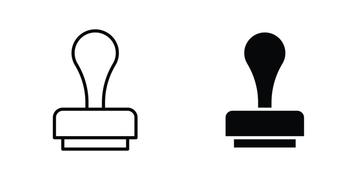 Approval stamp icon