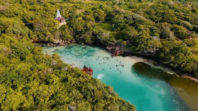 view of the river sumba Indonesia 