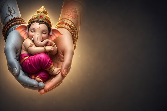 Bal Ganesh Ganpati Bappa Ekdant Vakratund Vinayak Chintamani Idol Celebration During Vinayak Ganesh Chaturthi Angaraki Sankashti Chaturthi Ganesh Jayanti Anant Chaturdashi/ Ganpati Bappa
