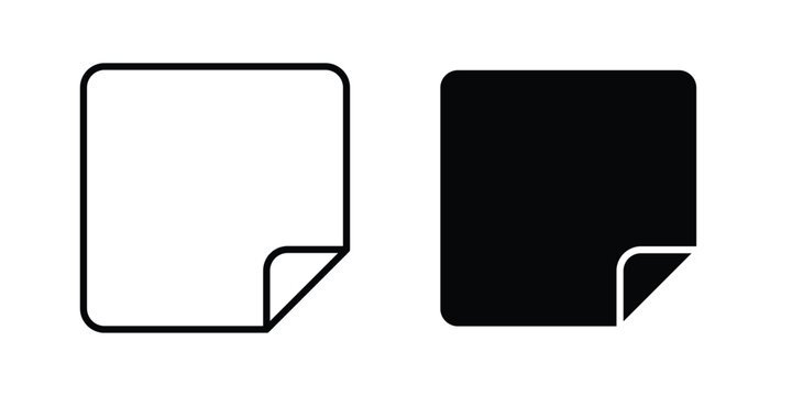 Sticky note icon
