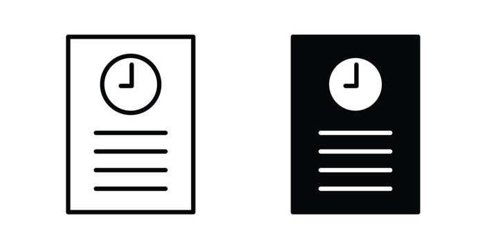 Timesheet icon