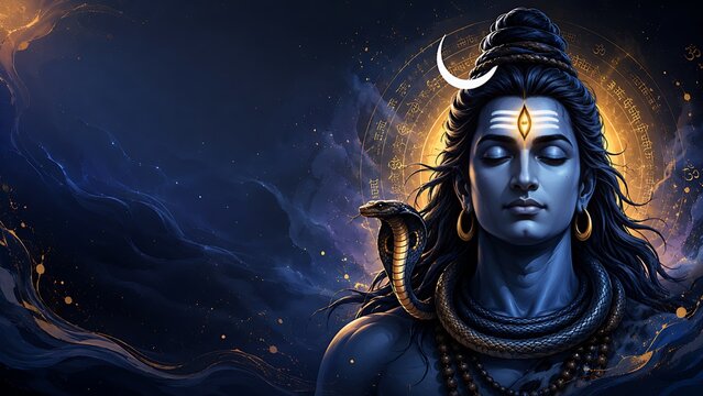 Divine Mahashivratri Pradosh Vrat Masik Shivratri Nishita Kaal Sital Sasthi worship of Bhagwan Shiv Shankar Bhujang Mahadev Bholenath Mahakal Parvati ShivShakti/ Mahesh Navami