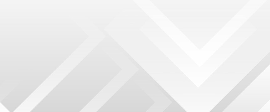Abstract white and gray geometric background with diagonal stripes and subtle gradients