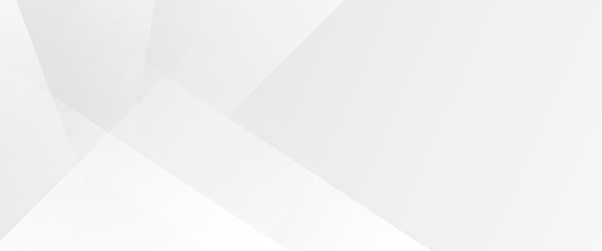 Modern abstract geometric background with subtle white and gray gradient shapes, ideal for technology, business, or elegant presentation designs, providing a clean and dynamic backdrop