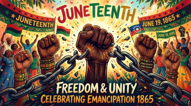 Juneteenth Emancipation Freedom Celebration Poster