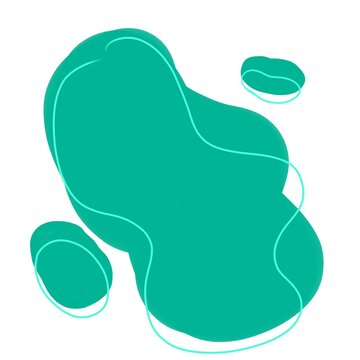 Modern Abstract Liquid Form for Graphic Design