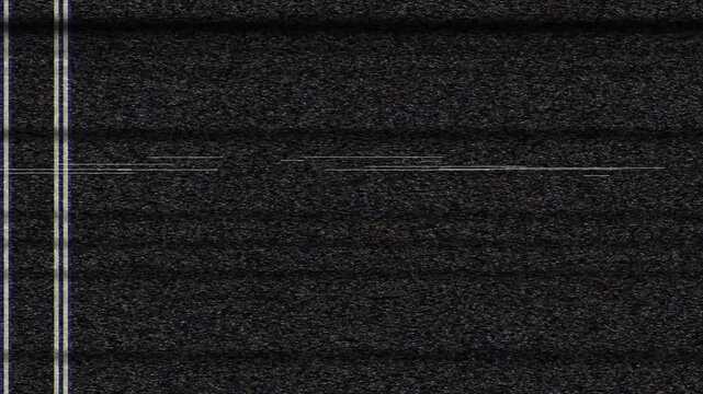 Signal interference animation, TV static glitch overlay, analog noise distortion effect, broadcast transmission error screen, retro VHS interference texture, digital malfunction