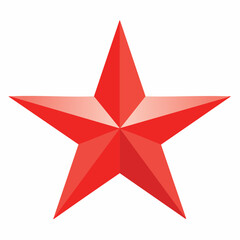 Fototapeta premium Red star graphic illustration