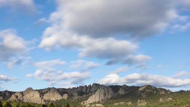 Time lapse of the amazing landscape of the Black Hills in South Dakota.
