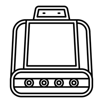 Sound Card Line Icon Design