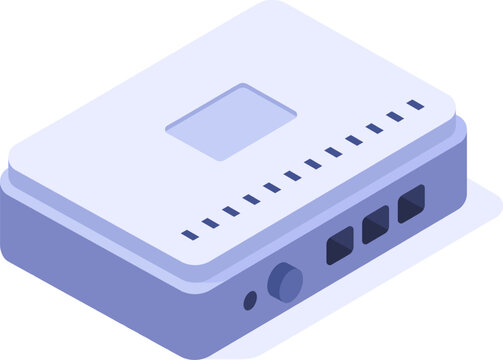 Network router providing internet connectivity and data communication for home or office