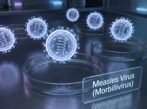 Measles Virus (Morbillivirus) in Petri Dishes