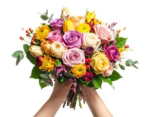 Fototapeta premium Flower Bouquet Gift.