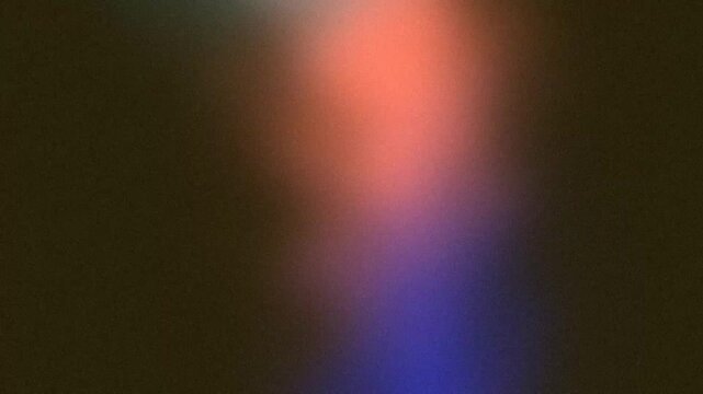 Grainy color gradient shifting and glowing against a dark void backdrop in a retro lofi film aesthetic