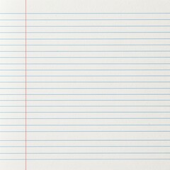 Fototapeta premium Printable Wide Ruled Notebook Paper