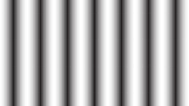 Abstract white and grey corrugated metallic background with vertical wave pattern
