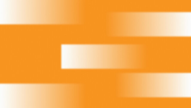 Abstract orange and white geometric background with horizontal gradient speed blocks