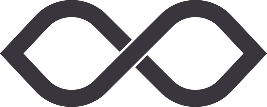 Infinity symbol graphic signifying eternity, continuity, and endless possibilities