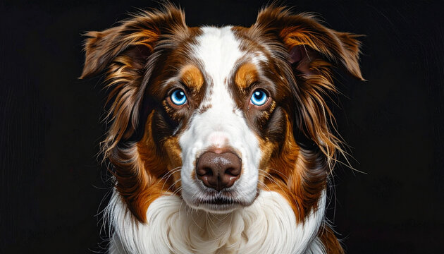 Australian Shepherd Close Up
