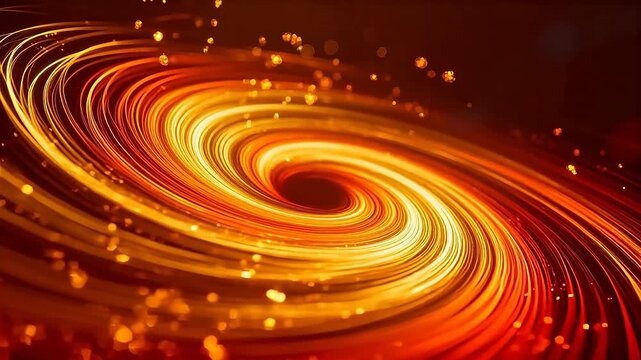 Abstract spiral light pattern