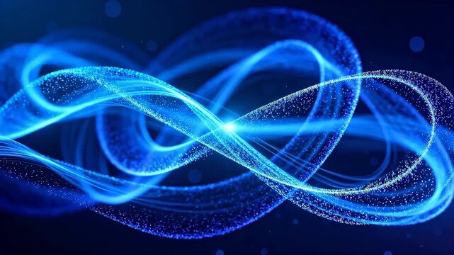 Abstract swirling light patterns