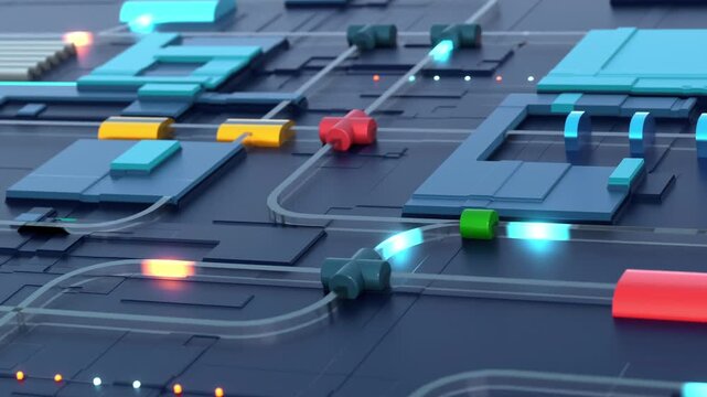 Close-up digital data bus, electronic components, semiconductors, motherboard, data processing. Electronic components, digital equipment, switch board.