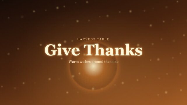 Thanksgiving holiday greeting card with Give Thanks text
