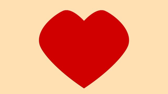 red heart vector
