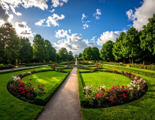 Fototapeta premium Garden path.