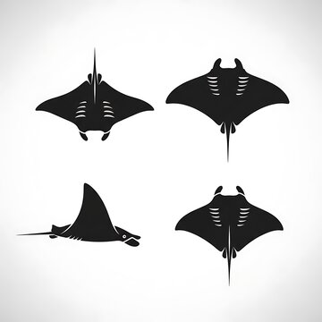Black umbrellas with intricate lace patterns isolated.