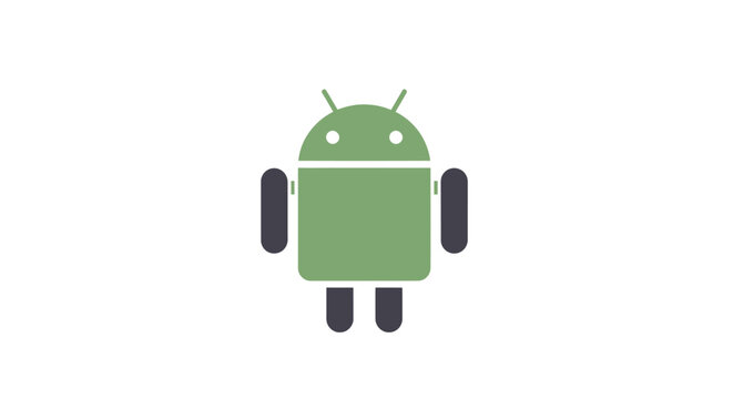 Green Robot Mascot Vector Illustration