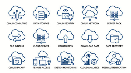 Obraz premium set of icons of people