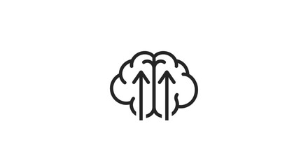 Fototapeta premium Brainstorming concept with arrows.
