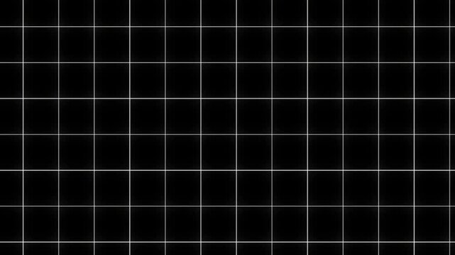 Simple yet contrasting geometric grid pattern abstract video background