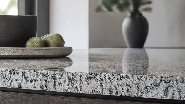 Diorite slab texture, natural stone surface for interior design.