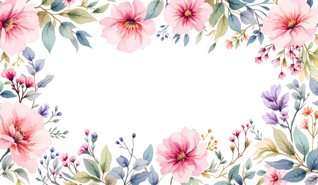 Delicate Floral Corners Adding Charm and Sophistication to Creative Projects