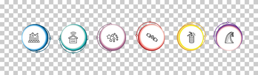 outline artificial intellegence icons set - value, smart home, outer space, motorway. editable vector for web and mobile ui © IconArt