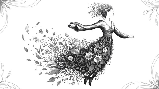 flowy dress drawing Flowy Dress Fashion Stock Illustrations 105 Flowy Dress Fashion Stock Illustrations, Vectors & Clipart