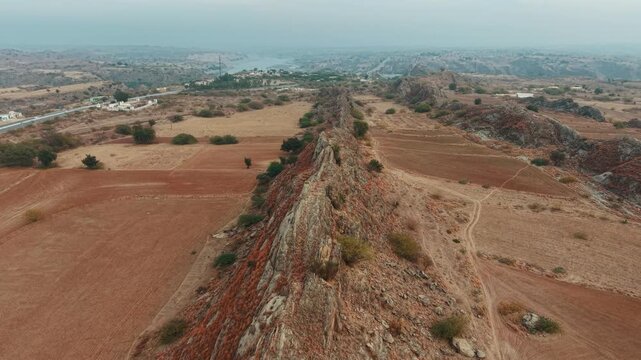  Kohat city outskirts mountains view from above Kohat city Khyber Pakhtunkhwa, Pakistan