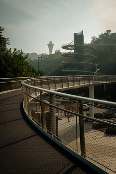 Huwei Hill Park Xiamen city - China. Xiamen is a major coastal city in southeastern Fujian Province, China. It also known as "garden on the sea".