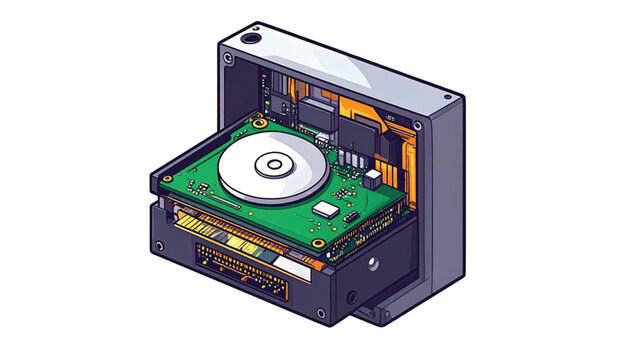Hard disk drive storage device.