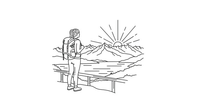 Man standing on a wooden platform.