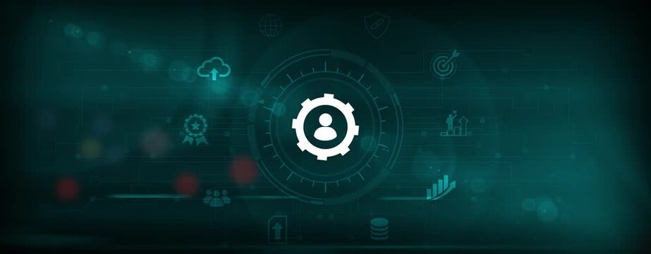 Change management, organizational transformation, process improvement, employee engagement, business agility, transition strategies, cultural. Motion graphics of business concept