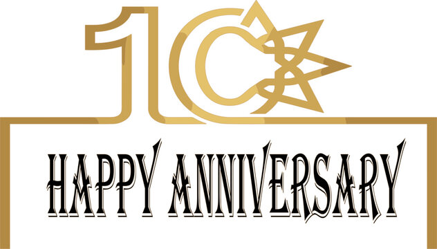 Happy 10Th Anniversary」の写真素材 | 44,704件の無料イラスト画像