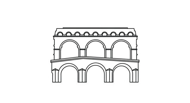 Roman Arch Architecture Ancient Structure.