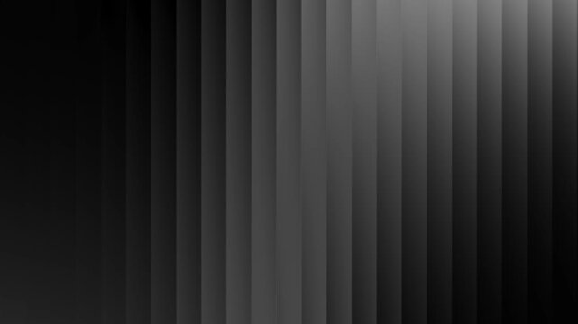 Abstract grey vertical stripes background with smooth light sweep motion creates dynamic cinematic texture for corporate video production clip.