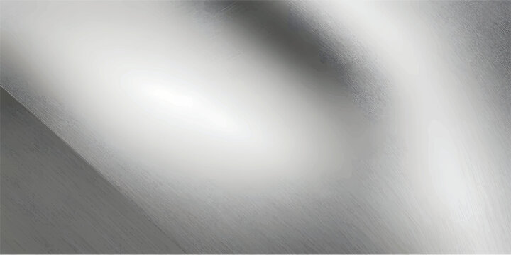 Brushed silver metal texture background with polished stainless steel surface pattern