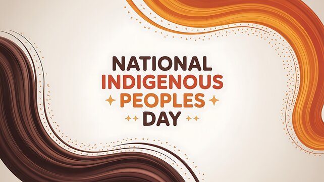 National indigenous peoples day celebration graphic