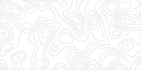 Topographic map background geographic line map with elevation assignments. Modern design with White background with topographic wavy pattern design.paper texture Imitation of a geographical map shades © Sajjad